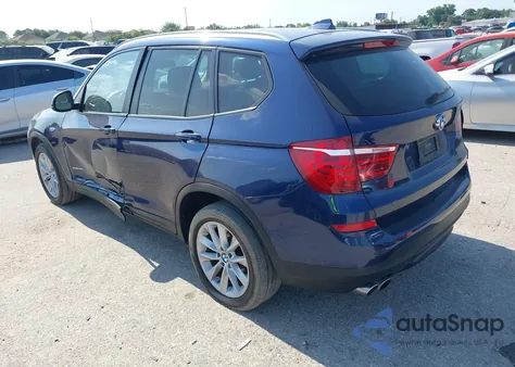 2017 BMW X3 Sdrive28I z USA, uszkodzony, nr VIN 5UXWZ7C31H0V93716